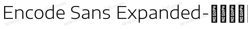 Encode Sans Expanded字体转换